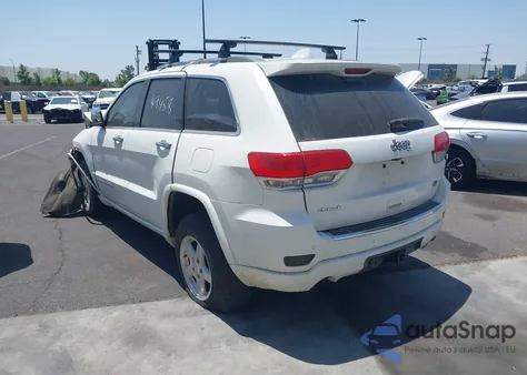 2015 Jeep Grand Cherokee Overland z USA, uszkodzony, nr VIN 1C4RJFCT0FC676968